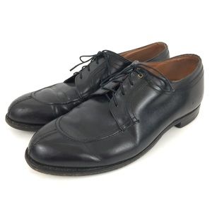 Johnston & Murphy Black Leather Oxford Mens 10.5